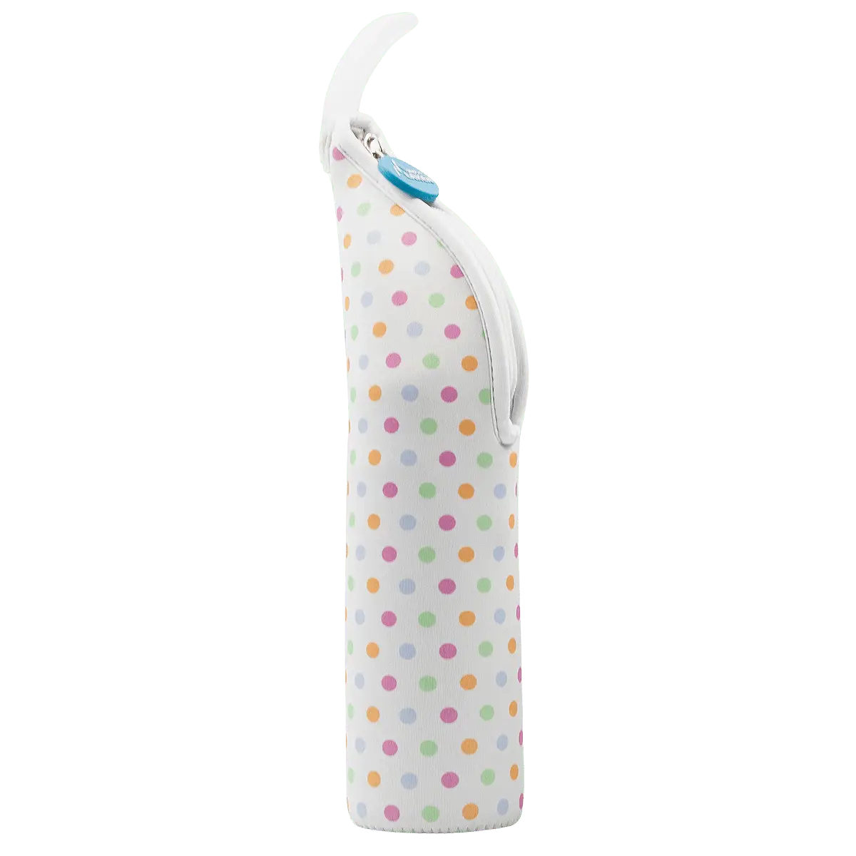 Termo para líquidos de 0,5 litros con funda de neopreno de lunares