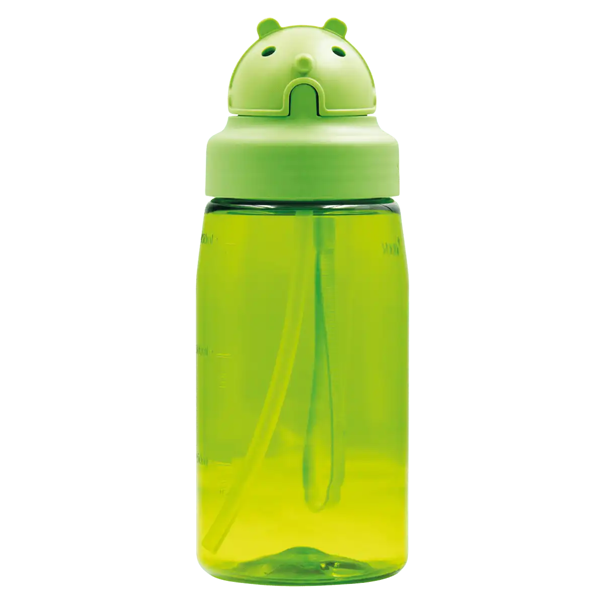 Botella Infantil de Tritan con tapón Oby verde