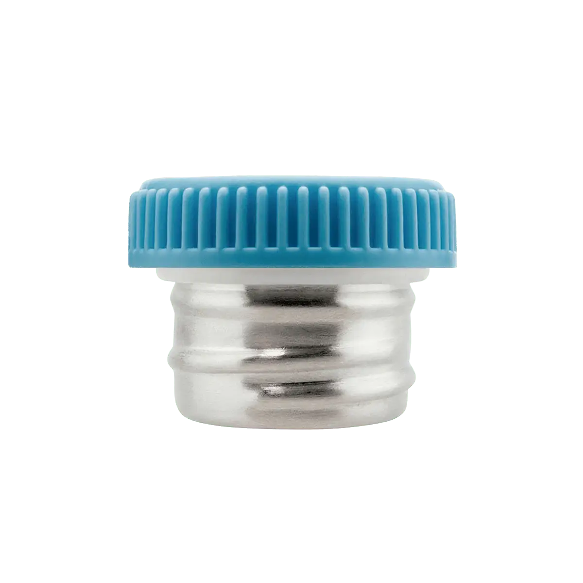Tapón Plain azul para botellas Basic Steel