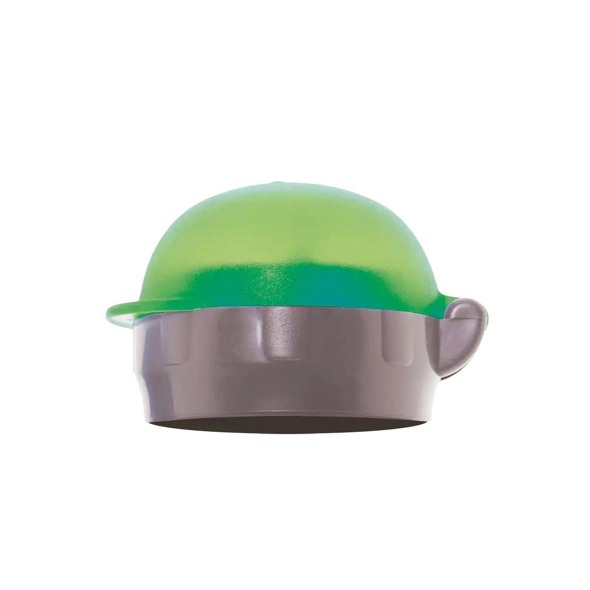 Tapón Hit verde para botellas de aluminio