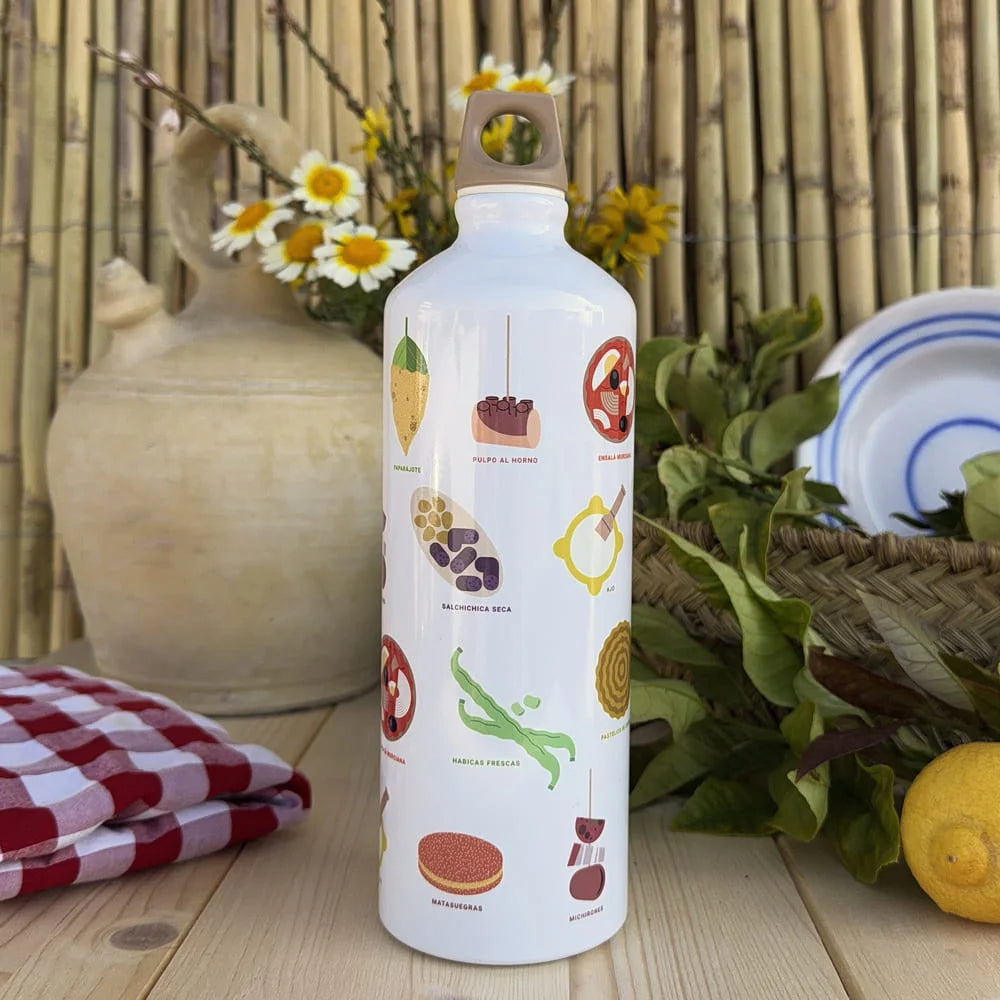 Gourde en Aluminium Futura™ – Édition Tapas Murcianas