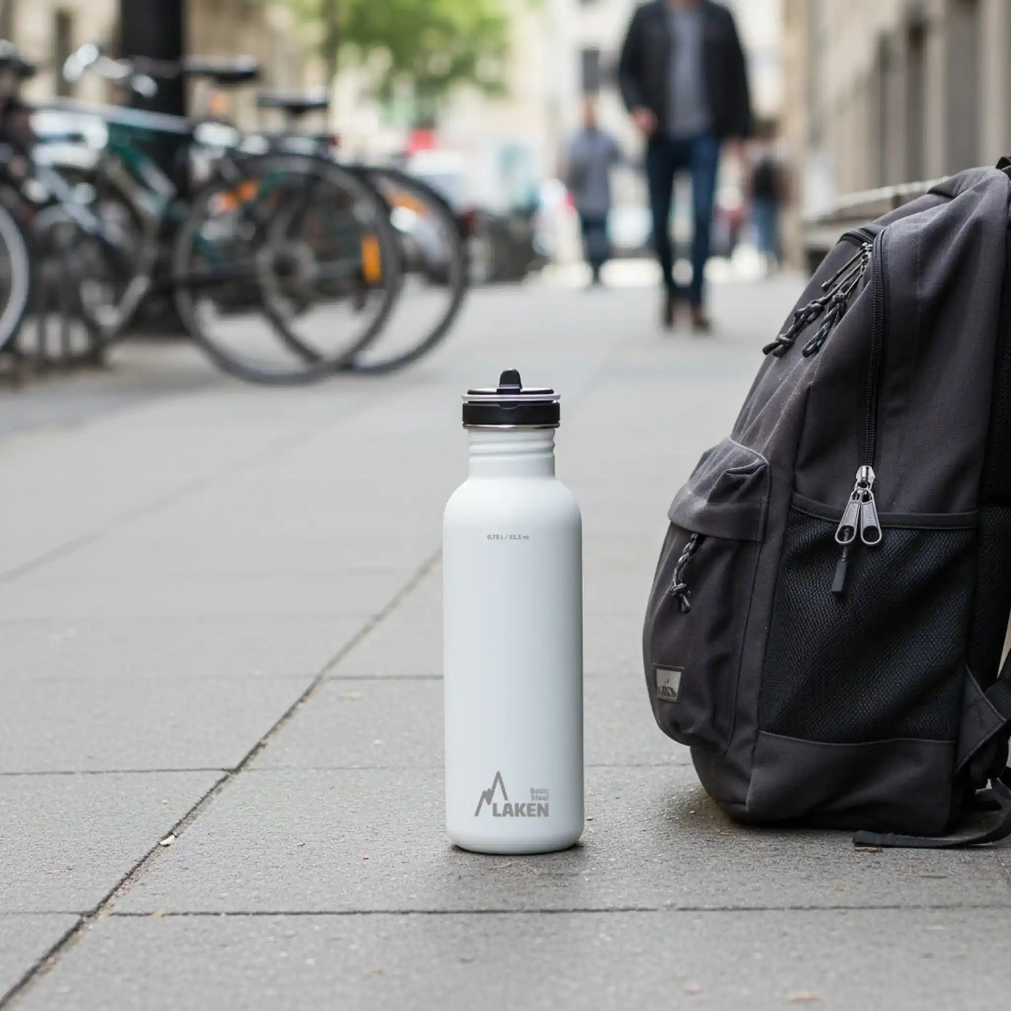 Gourde en acier inoxydable Flow™